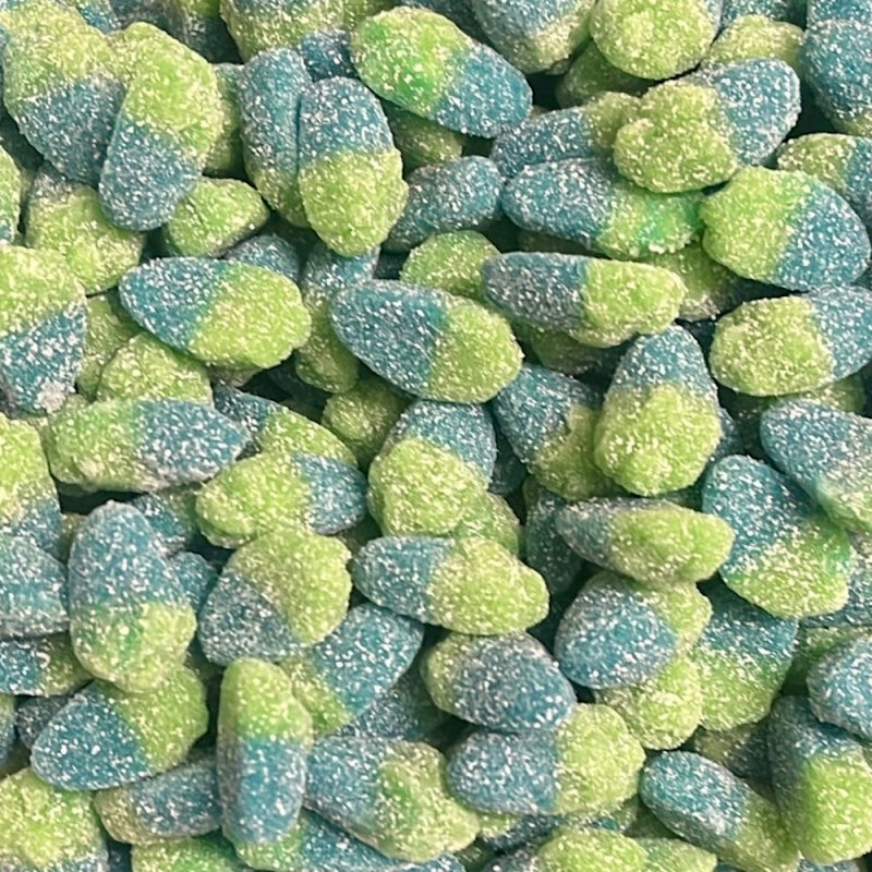 100g Mini Fizzy Blue Raspberries