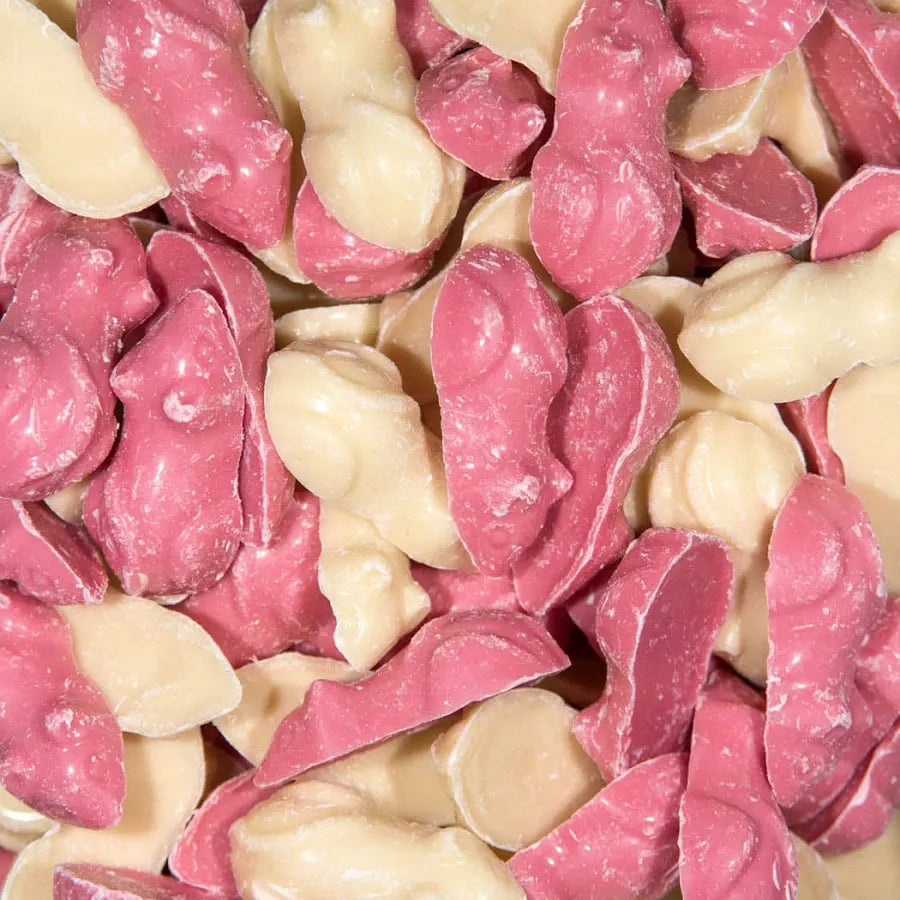 Hannah’s Pink & White Mice 100g