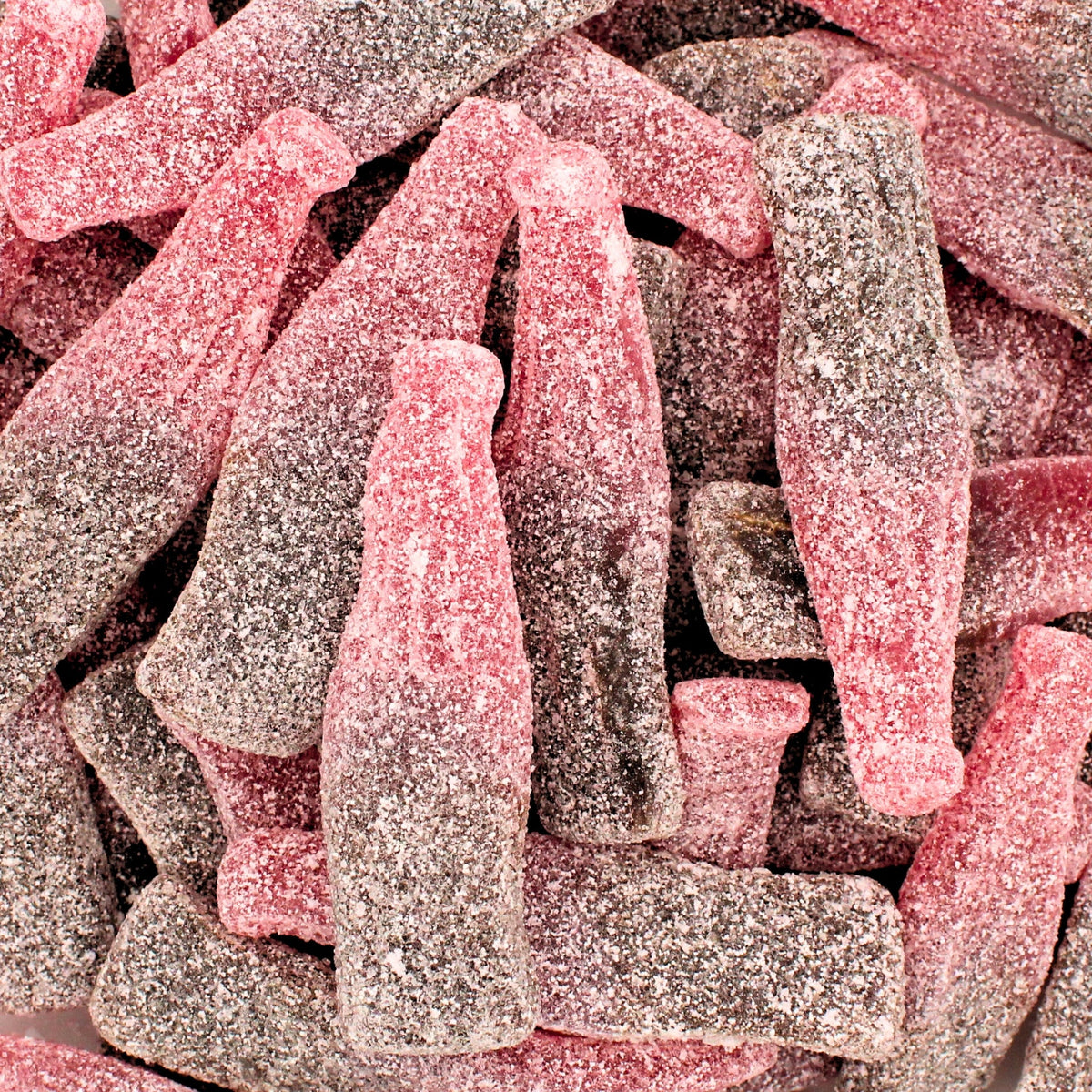 100g Jumbo Fizzy Cherry Cola Bottles