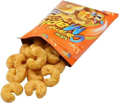 Caramel Maple Corn Crisps ( Korean )