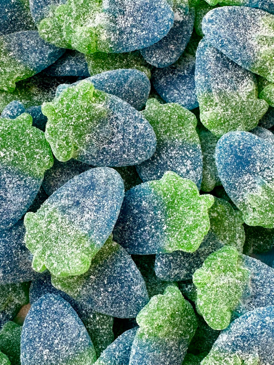 100g Fizzy Blue Raspberries