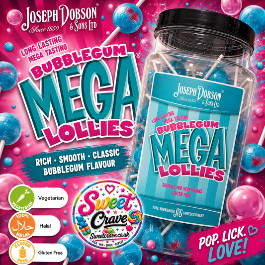 Bubblegum MEGA Lollies X5