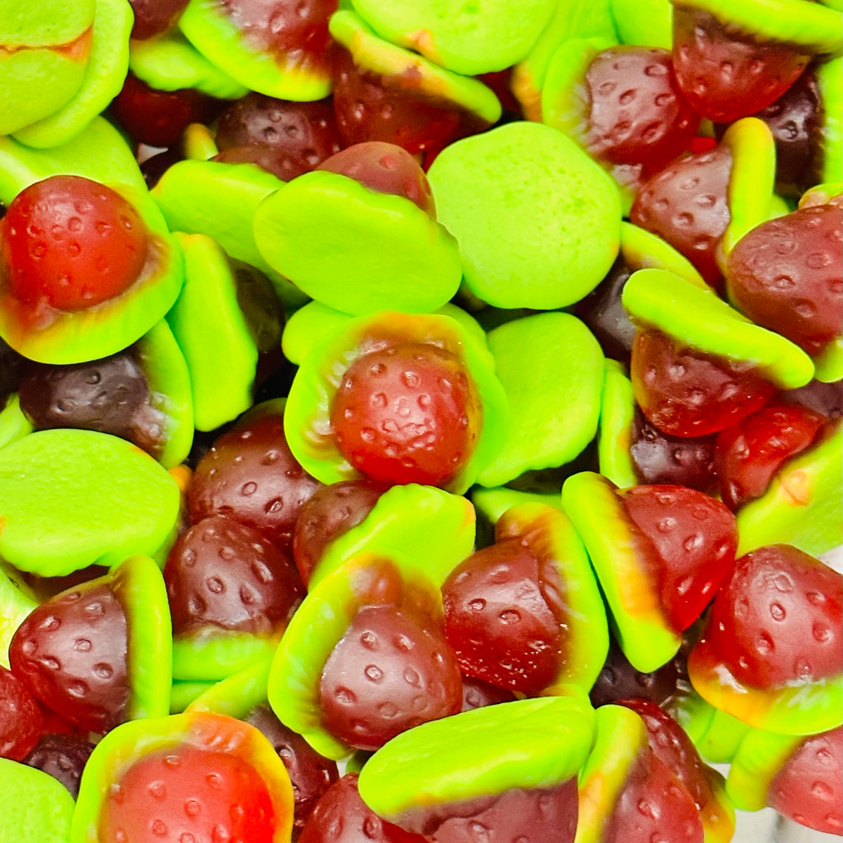 100g Jelly Filled Strawberries