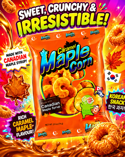 Caramel Maple Corn Crisps ( Korean )