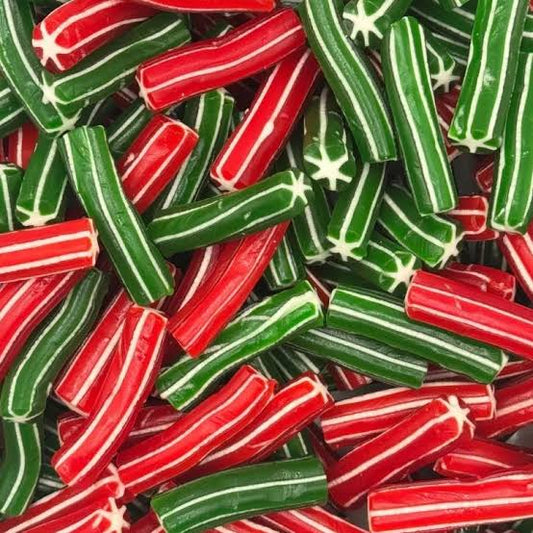 100g Red & Green Candy Poles