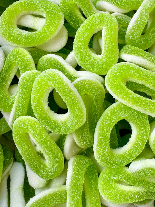100g Fizzy Apple Rings