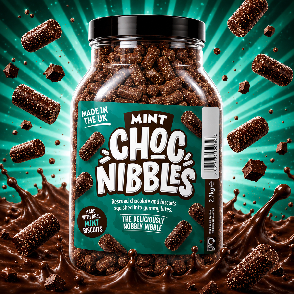 Mint Chocolate Nibbles Mix
