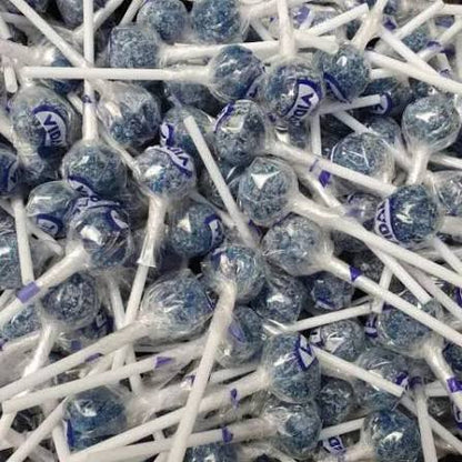 X10 Blue Raspberry Tongue Painting Lollies
