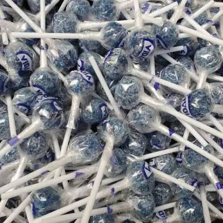 X10 Blue Raspberry Tongue Painting Lollies