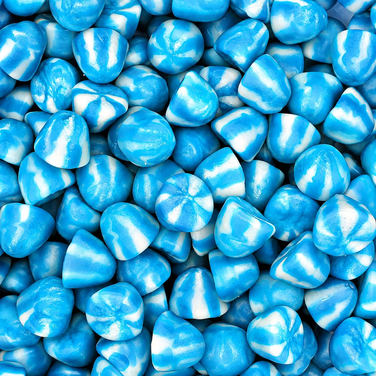 100g Blue Raspberry Twist Kisses