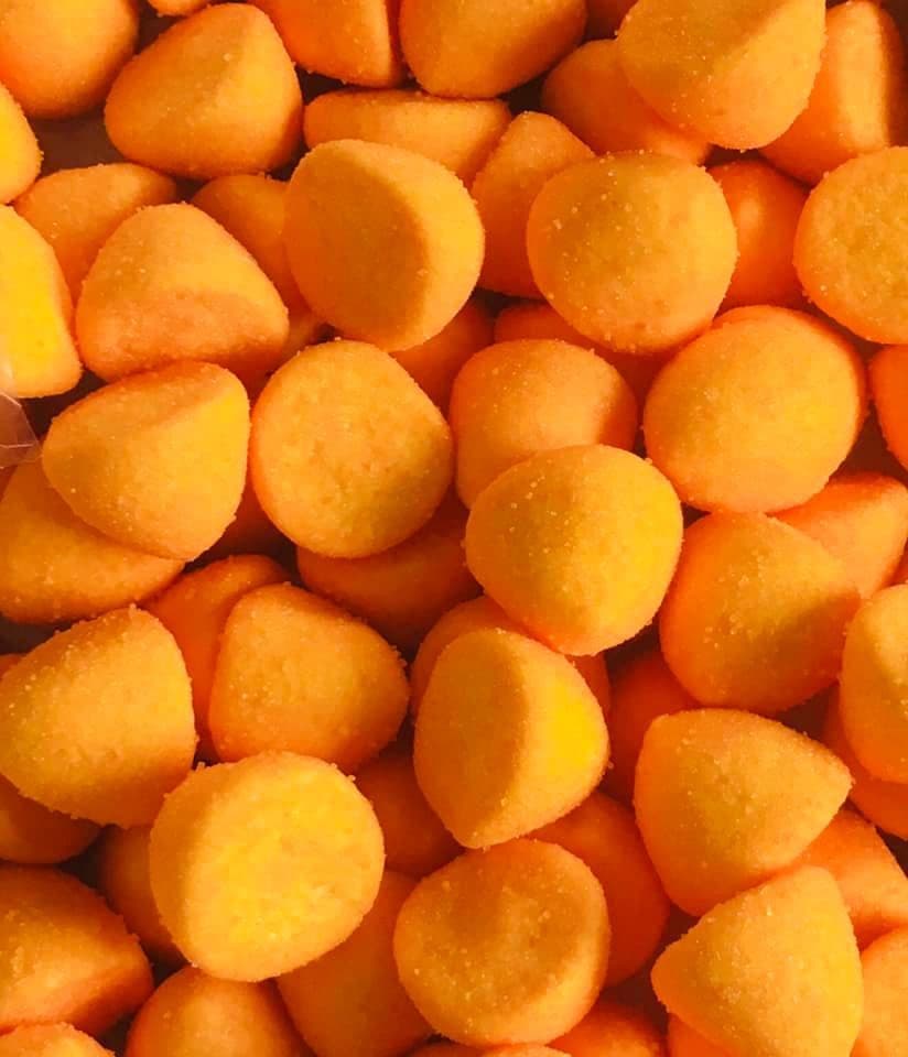 100g Orange Paint Ball Marshmallows (Peach)