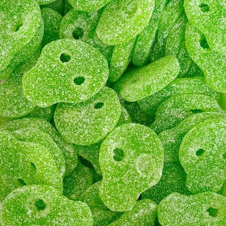 100g Fizzy Apple Skulls