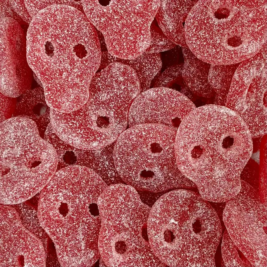100g Fizzy Red Skulls