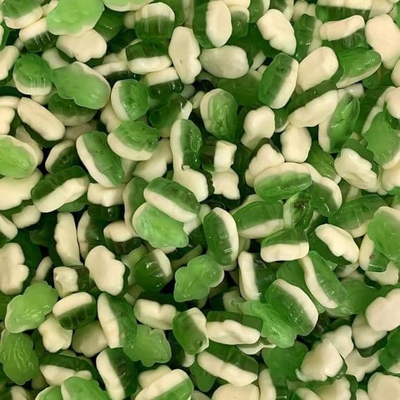 100g Mini Green Frogs