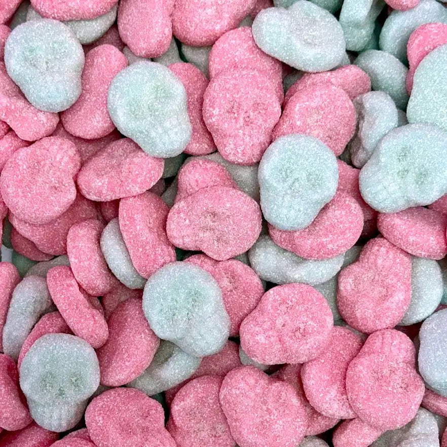 100g Sour Bubblegum Skulls