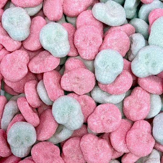 100g Sour Bubblegum Skulls