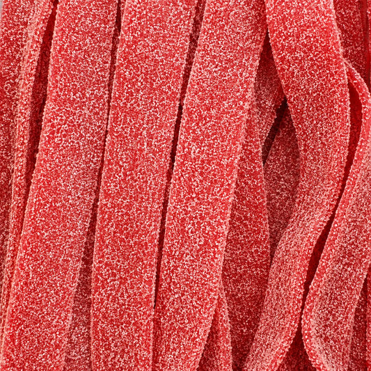 100g Fizzy Strawberry Belts