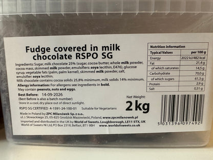 Chocolate Covered Fudge